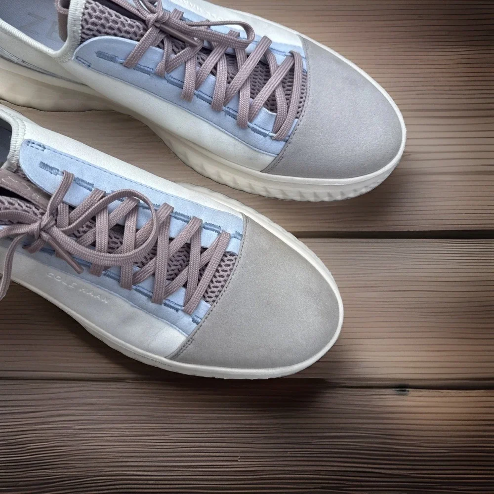 Cole Haan Women's Generation Zerogrand II Sneakers, Camel/Rose/Blue Size 11